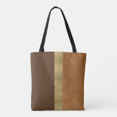 Schokolade und Gold Tasche (Rückseite)