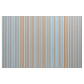 Schokolade und helles blaues Muster Stoff (Fat Quarter (45,7 x 55,9 cm))
