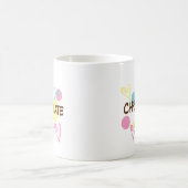 Schokolade und Herz Kaffeetasse (Mittel)