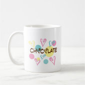 Schokolade und Herz Kaffeetasse (Links)