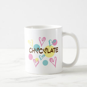 Schokolade und Herz Kaffeetasse