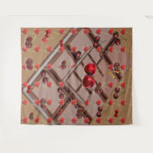 Schokolade und Kirschen Wandteppich (Vorderseite (Horizontal))