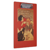 Schokolade und Mutter und Tochter des Tee-Co Klemmbrett (Rechts)