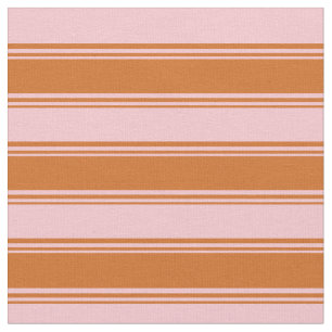 Schokolade und rosa farbige Linien Stoff