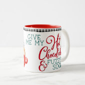 Schokolade und scharfe Socken Tasse (VorderseiteRechts)