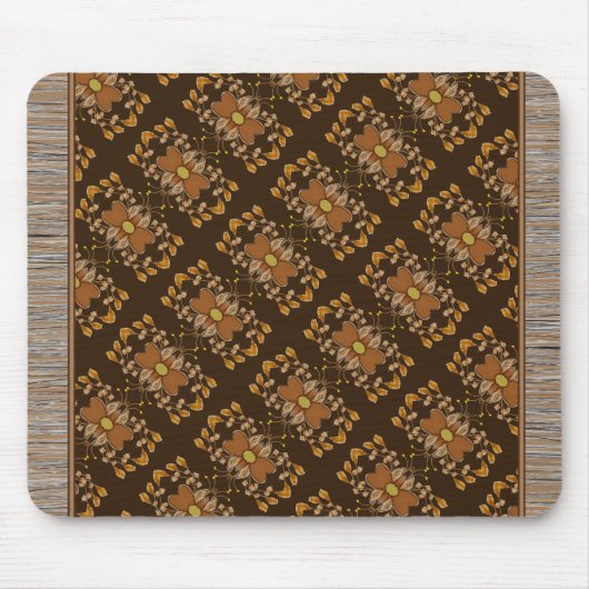 Schokolade und so süß Gemusterte Maus Rug Mousepad (Vorne)