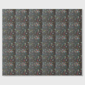 Schokolade und Spinnfalten Geschenkpapier (Flach)