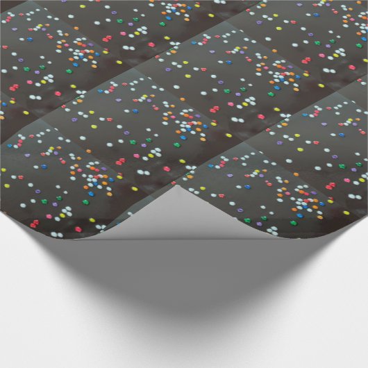 Schokolade und Streusel Geschenkpapier (Ecke)