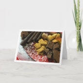 Schokolade und süße Auswahl Karte (Vorderseite)