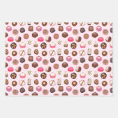 Schokolade und Süßigkeiten Geschenkpapier Set (Vorderseite 3)