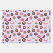 Schokolade und Süßigkeiten Geschenkpapier Set (Vorderseite 2)