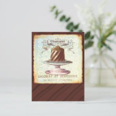 Schokolade und Süßwaren Vintage Postkarte (Stehend Vorderseite)