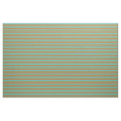 Schokolade und türkisfarbenes Muster Stoff (Fat Quarter (45,7 x 55,9 cm))
