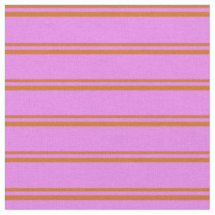 Schokolade und violette farbige Linien Stoff