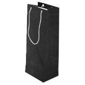 Schokolade und Weinland Lässiges Party Geschenktüte Für Weinflaschen (Rückseite Schrägansicht)