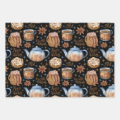 Schokolade und Zimt Geschenkpapier Set (Vorderseite 3)