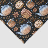 Schokolade und Zimt Seidenpapier (Ausschnitt)