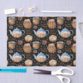 Schokolade und Zimt Seidenpapier (Handwerk)