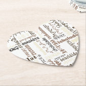 Schokolade Untersetzer (angewinkelt)