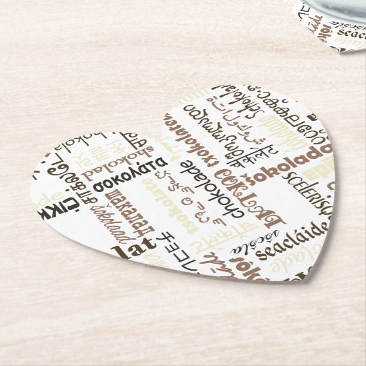 Schokolade Untersetzer (angewinkelt)