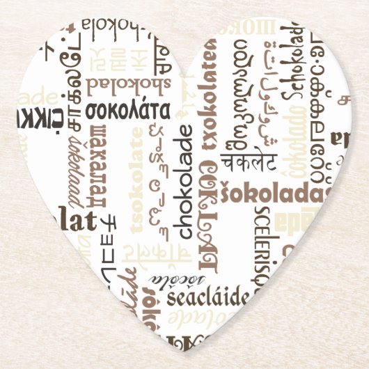 Schokolade Untersetzer (Vorderseite)