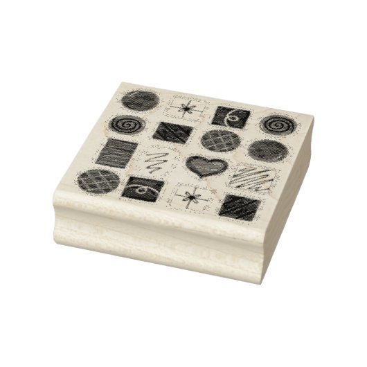Schokolade Valentinstag Schokolade Gummistempel (Stempel)