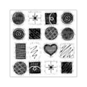 Schokolade Valentinstag Schokolade Gummistempel (Prägung)