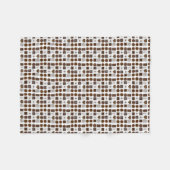 Schokolade Valentinstag Süßspeise Fleecedecke (Vorderseite (Horizontal))
