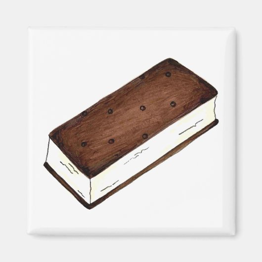 Schokolade Vanilla Ice Magnet (Vorne)
