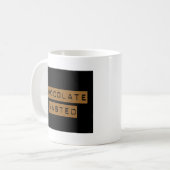 Schokolade vergeudet kaffeetasse (Vorderseite Links)