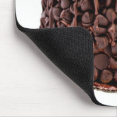 Schokolade vergeudetes Kuchen mousepad (Ecke)