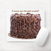 Schokolade vergeudetes Kuchen mousepad (Mit Mouse)