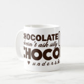 Schokolade versteht kaffeetasse (Vorderseite Links)