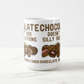 Schokolade versteht lustige Tasse (Mittel)