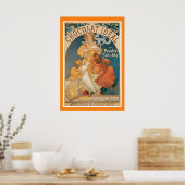 Schokolade ~ Vintages heißes Schokolade Getränk un Poster (Küche)