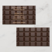 Schokolade Visitenkarte (Vorne/Hinten)