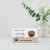 Schokolade Visitenkarte (Stehend Vorderseite)