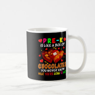 Schokolade vor der Kulisse Valentintagstraining Kaffeetasse