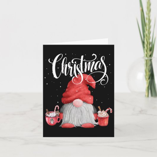 Schokolade Weihnachtsbummel Karte (Vorderseite)