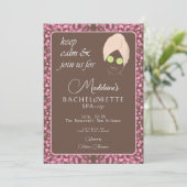 Schokolade Wellness-Center Weekend Junggeselinnen- Einladung (Stehend Vorderseite)