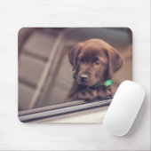 Schokolade-Welpe im Auto Mousepad (Mit Mouse)