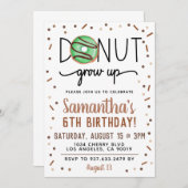 Schokolade wird zum Geburtstag eingeladen Einladung (Vorne/Hinten)