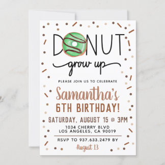 Schokolade wird zum Geburtstag eingeladen Einladung