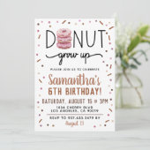 Schokolade wird zum Geburtstag eingeladen Einladung (Stehend Vorderseite)