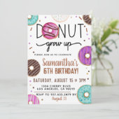 Schokolade wird zum Geburtstag eingeladen Einladung (Stehend Vorderseite)