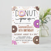 Schokolade wird zum Geburtstag eingeladen Einladung (Stehend Vorderseite)