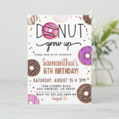 Schokolade wird zum Geburtstag eingeladen Einladung (Stehend Vorderseite)