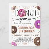 Schokolade wird zum Geburtstag eingeladen Einladung (Vorne/Hinten)