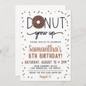 Schokolade wird zum Geburtstag eingeladen Einladung (Vorne/Hinten)