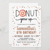 Schokolade wird zum Geburtstag eingeladen Einladung (Vorne/Hinten)